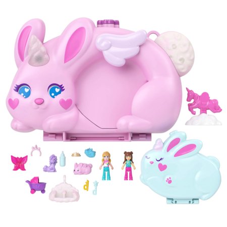 POLLY POCKET Liela nēsājama somiņa - zaķēns, JFT88 