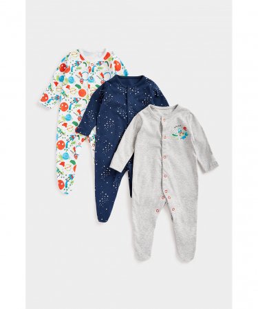 MOTHERCARE zīdaiņu kombinezons, 3 gab., CB347 595146