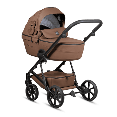 TUTIS universāli ratiņi VIVA 6+ TEDDY limited edition 2/1, Biscuit Teddy, 1612110 