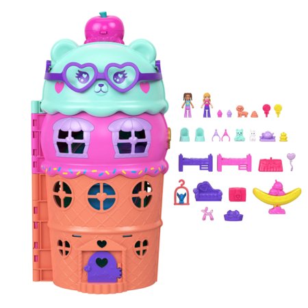 POLLY POCKET saldējuma namiņa rotaļu komplekts, JFT91 