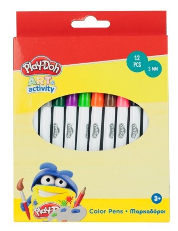 PLAYDOH Washable color pens 12pcs., 320-00000 