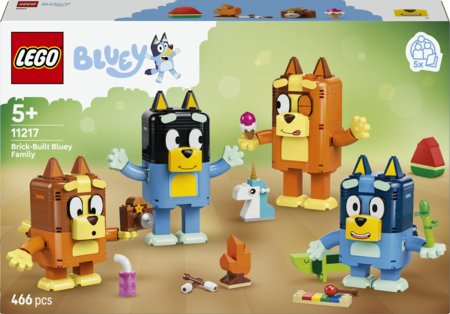11217 LEGO® Bluey No klucīšiem būvēta Bluey ģimene 