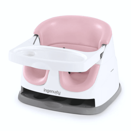 INGENUITY barošanas krēsls - būsteris Baby Base 2-in-1, rose, 16726 