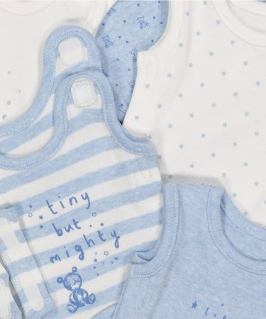 MOTHERCARE bodijs ar īsam piedurknēm, 5 gab., RA041 premature 