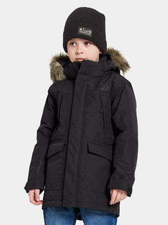 DIDRIKSONS ziemas jaka OXID, melna, 504934-060, 160 cm 