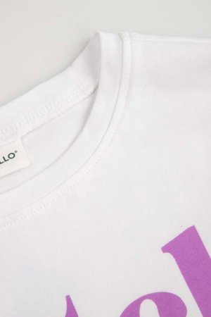 COCCODRILLO t-krekls ar īsam piedurknēm, balti, cm 