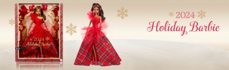 BARBIE kolekcijas lelle svētku brunete, HRM63 
