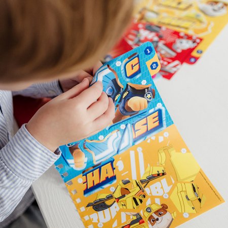 TOTUM PAW PATROL radošais komplekts - Sticker By Number Book, 721159 