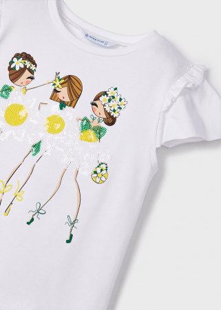 MAYORAL t-krekls ar īsam piedurknēm 6B, mimosa, 3055-32 3055-32