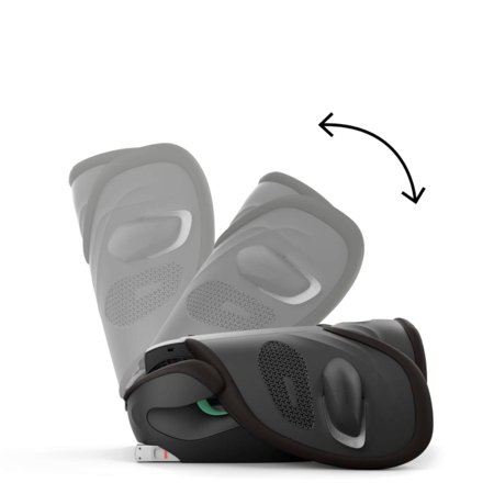 CYBEX autokrēsls SOLUTION G2 I-FIX PLUS, 100-150 cm., Moon black, 524000661 