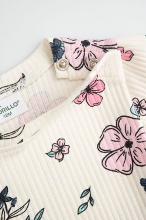 COCCODRILLO bodijs ar garām piedurknēm, smilšu krāsa, izmērs 