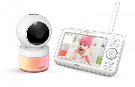 VTECH mobilā aukle ar LCD ekrāna projektoru 5" griežas, virpuļo/kustas/dubulto, VM5463 VM5463