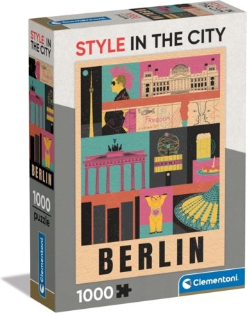 CLEMENTONI puzle Style In The City Berlin, 1000 gab., 39847 