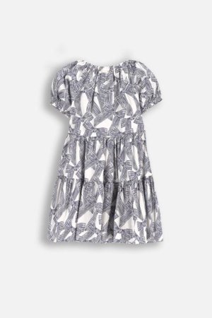 COCCODRILLO kleita ar īsām piedurknēm HAPPY RETRO GIRL KIDS, krāsa, WC5128201HGK-022-122, 122 cm 