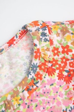 COCCODRILLO krekls ar īsām piedurknēm NOSTALGIC MEADOW GIRL KIDS, krāsa, WC5143201NGK-022-122, 122 cm 