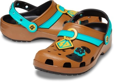 CROCS krokši SCOOBY DOO melni, 210100-001 38,5 izmērs 