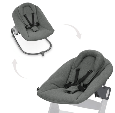 HAUCK šūpuļkrēsls ALPHA BOUNCER PREMIUM, Dark grey, 661741 