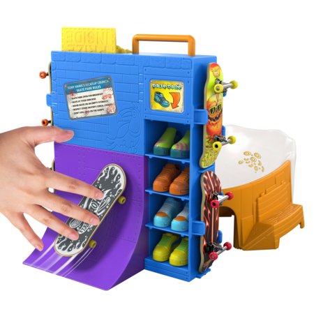 HOT WHEELS pirkstu skrituļdēļa trase sausas pārslas, HTP09