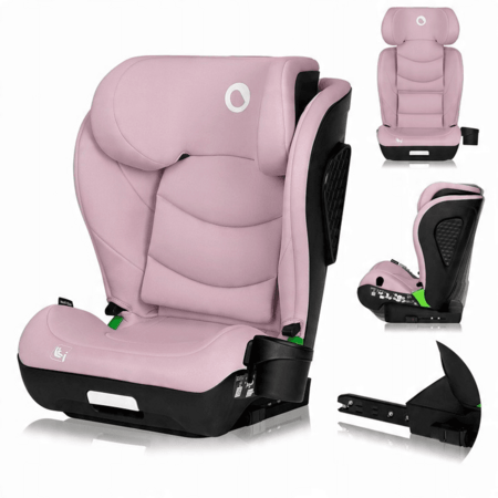 LIONELO autokrēsls NEAL I-SIZE, 100-150 cm., Pink lilac 