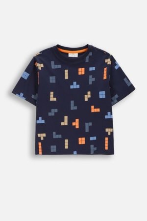 COCCODRILLO t-krekls ar īsam piedurknēm, tumši zili, WC6143206MBK-015-110, 110 cm 