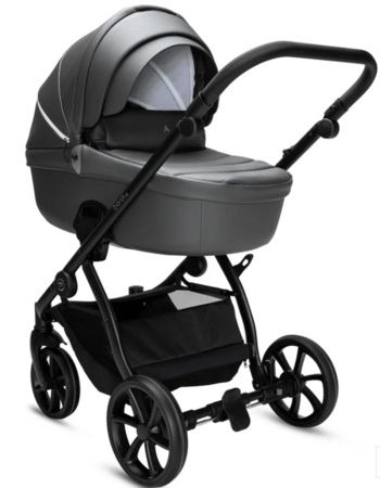 NOORDI universāls ratiņi FJORDI V2 Shadow Grey leather, 2in1, 1642819 
