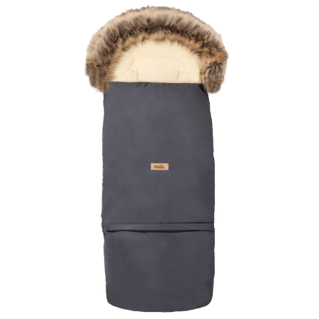 MILLI regulējams kāju sildītājs Margo wool, graphite, 3-3-3-Z-M-114 