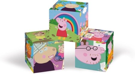 CLEMENTONI puzle Peppa Pig, 12 kubi, 41195 