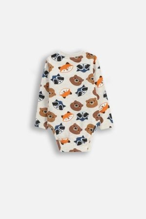 COCCODRILLO smilšu dzenītis FOREST FRIENDS BOY NEWBORN, pelēks, cm 