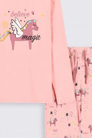 COCCODRILLO pidžama PYJAMAS, rozā, 116/122 cm, ZC2448109PJS-007 ZC2448109PJS-007-152