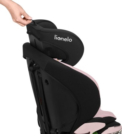 LIONELO autokrēsls LEVI FIX I-SIZE, Pink baby, 76-150 cm. 