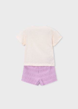 MAYORAL t-krekls ar šorti, lilac, 3.231-76, 134  cm 