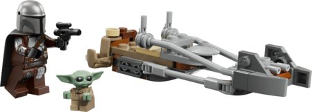 75436 LEGO® Star Wars™ Mandalorian un Grogu ātrgaitas motocikls 
