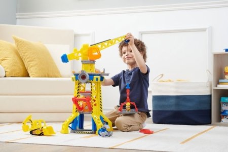 RUBBLE & CREW constuction playset with kinetic sand Bark Yard, 6067494 
