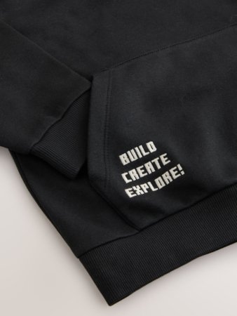 NEXT MINECRAFT džemperis ar kapuci, W30796, 134 cm 