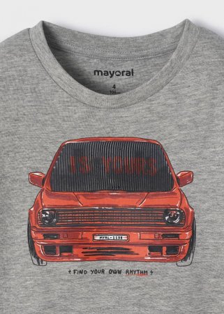 MAYORAL t-krekls ar garām piedurknēm 5C, gray vigor, 104 cm, 4009-41 4009-41 9