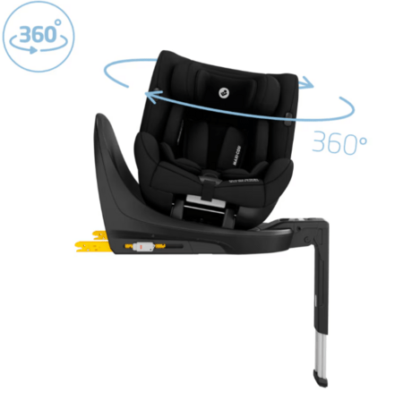 MAXI COSI autokrēsls Mica 360 S COMFORT, Authentic Black, 40-105 cm, 8551671630 