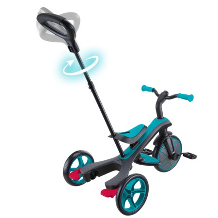 GLOBBER trīsritenis Trike Explorer 4in1, zils, 632-105 632-105