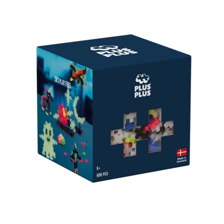PLUS PLUS tumsā spīdošs konstruktors, 600gab., 3974 