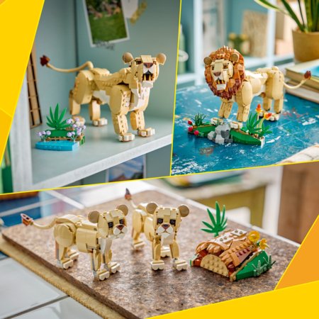 31386 LEGO® Creator Savvaļas dzīvnieki: Majestātiskais lauva 