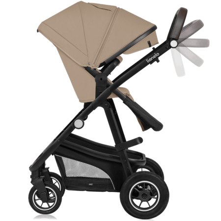 LIONELO universāls ratiņi BIANKA 3in1, Beige sand, LO-BIANKA 3IN1 