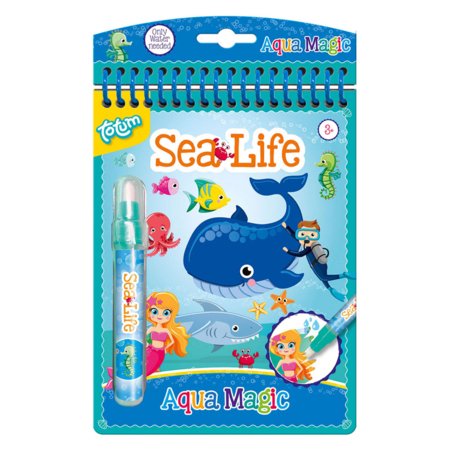 TOTUM radošais zīmēšanas komplekts Aqua Magic Sealife, 25790 