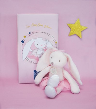 DOUDOU ET COMPAGNIE mīksta lelle - balerīna trusis 30cm, DC3972 