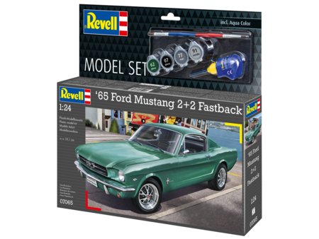 REVELL auto modelis 1965 Ford Mustang 2+2 Fastback, 67065 