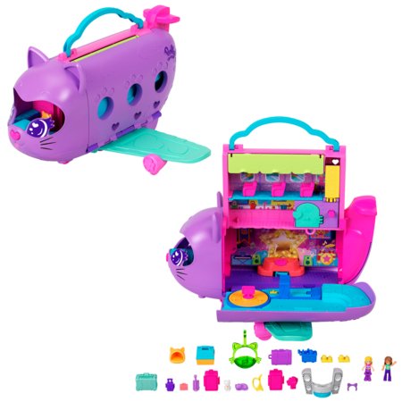 POLLY POCKET komplekts kaķa lidmašīna, HWP19 