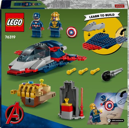 76319 LEGO® Super Heroes Marvel Kapteinis Amerika pret Thanos 