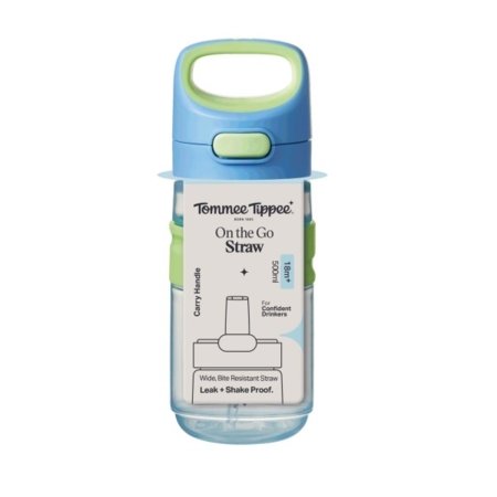 TOMMEE TIPPEE sporta pudele On the Go Straw, 18 m.+, sortiments., 447860 
