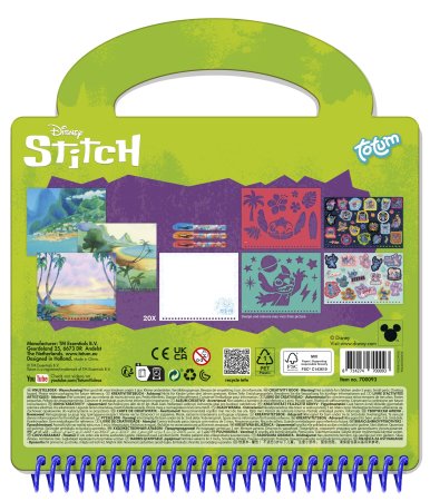 TOTUM DISNEY STITCH Designer aktivitāšu planšete, 700093 