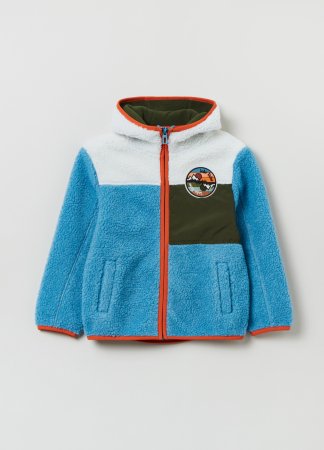 OVS džemperis ar rāvējslēdzēju ar kapuci, 104 cm, 001637634 001637634