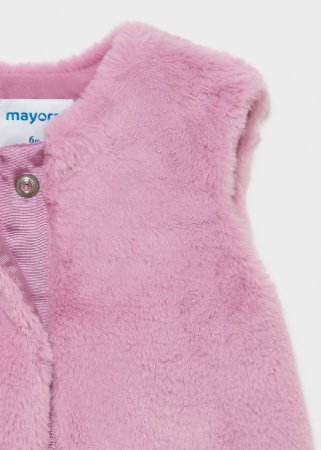 MAYORAL mākslīgās kažokādas veste 4E, mauve, 2390 18 2390-17 9