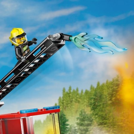 60463 LEGO® City Fire Ugunsdzēsēju automašīna ar kāpnēm 